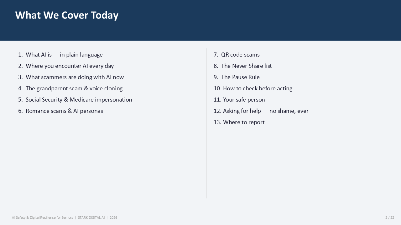 Digital Resilience for Seniors — Slide 2